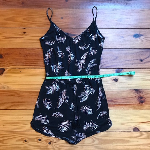 H&M Black Pink Feather Romper, GUC, S - Picture 5 of 11